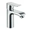 hansgrohe Metris Single Lever Basin Mixer 110 with Pop-up Waste - 31080000 Large Image