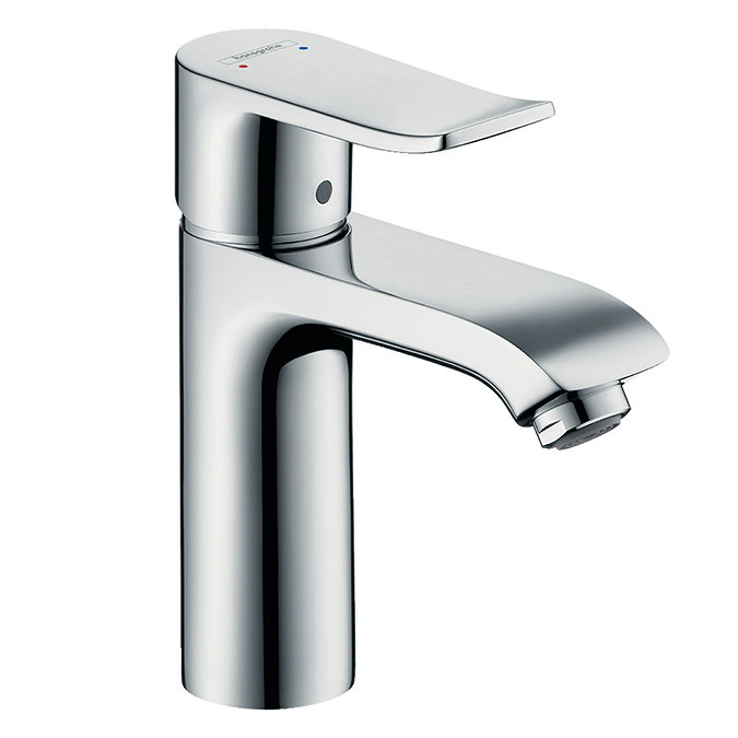 hansgrohe Metris Single Lever Basin Mixer 110 without Waste - 31084000 Large Image