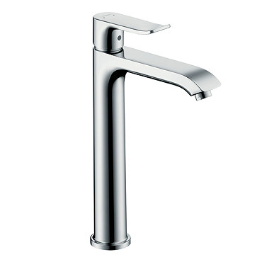 hansgrohe Metris Single Lever Basin Mixer 200 with Pop-up Waste - 31183000  Profile Large Image