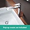 hansgrohe Metris Single Lever Basin Mixer 260 with Pop-up Waste - 31082000  In Bathroom Large Image