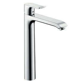 hansgrohe Metris Single Lever Basin Mixer 260 with Pop-up Waste - 31082000 Large Image