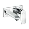 hansgrohe Metris Wall Mounted Single Lever Basin Mixer with Waste (Short Spout) - 31085000 Large Ima