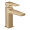 hansgrohe Metropol Single Lever Basin Mixer 110 with Lever Handle and Push-open Waste - Brushed Bronze