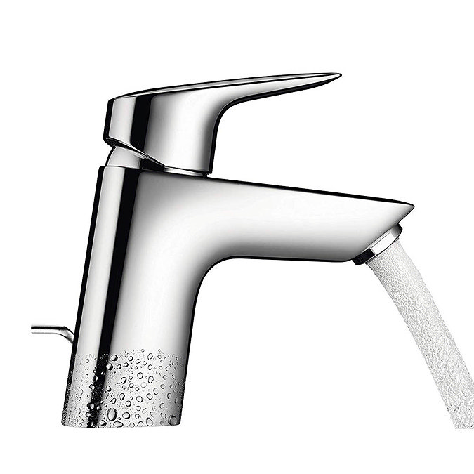 Hansgrohe MyCube CoolStart Single Lever Basin Mixer M Tap with Pop-up Waste Set - 71015000  Profile 