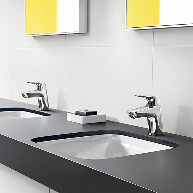Hansgrohe MyCube CoolStart Single Lever Basin Mixer M Tap with Pop-up Waste Set - 71015000 Feature
