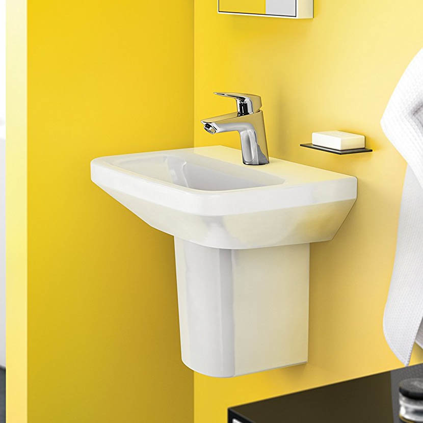 Hansgrohe MyCube CoolStart Single Lever Basin Mixer M Tap with Pop-up Waste Set - 71015000 Standard