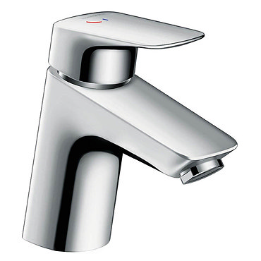 Hansgrohe MyCube CoolStart Single Lever Basin Mixer M Tap with Pop-up Waste Set - 71015000  Profile 