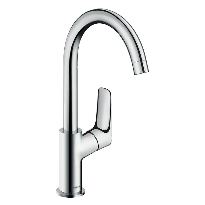 Hansgrohe MyCube Single Lever Basin Mixer 220 with Swivel Spout and Pop-up Waste - 71013000 Large Im