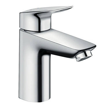 Hansgrohe MyCube Single Lever Basin Mixer L 100 Tap with Pop Up Waste - 71011000  Profile Large Image
