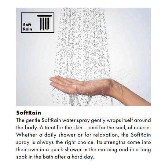 Hansgrohe MySelect E Multi EcoSmart 9 l/min 3 Spray Hand Shower - 26673400 In Bathroom Large Image
