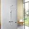 Hansgrohe MySelect E Showerpipe 240 Thermostatic Shower Mixer - 26764400  Feature Large Image