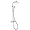 Hansgrohe MySelect E Showerpipe 240 Thermostatic Shower Mixer - 26764400 Large Image