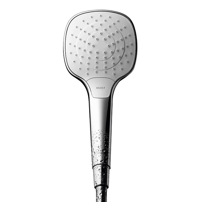 Hansgrohe MySelect E Vario EcoSmart 9 l/min 3 Spray Hand Shower - 26674400 In Bathroom Large Image