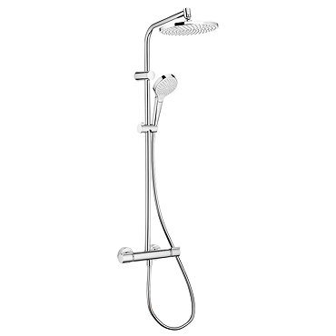 Hansgrohe MySelect S Showerpipe 240 Thermostatic Shower Mixer - 26758400  Profile Large Image