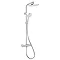 Hansgrohe MySelect S Showerpipe 240 Thermostatic Shower Mixer - 26758400 Large Image