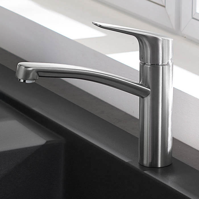 Hansgrohe MySport M Single Lever Kitchen Mixer - Stainless Steel - 13861800  Profile Large Image