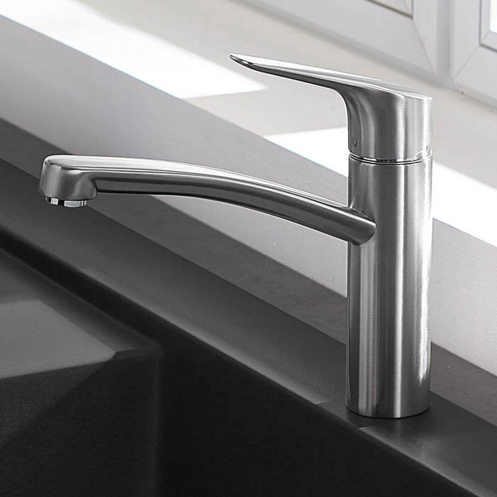 Hansgrohe MySport M Single Lever Kitchen Mixer - Stainless Steel - 13861800 Profile Large Image