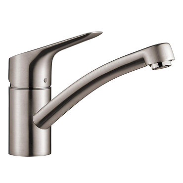 Hansgrohe MySport S Single Lever Kitchen Mixer - Stainless Steel - 13860800  Profile Large Image