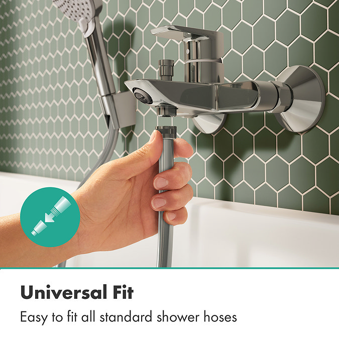 hansgrohe Neovis Q Bath Shower Mixer - Chrome