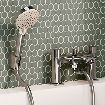 hansgrohe Neovis Q Bath Shower Mixer with Kit - Chrome