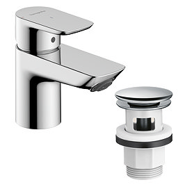 hansgrohe Neovis Q CoolStart Basin Mixer 70 with Pop-up Waste - Chrome