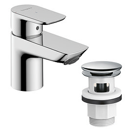 hansgrohe Neovis Q CoolStart Basin Mixer 70 with Pop-up Waste - Chrome