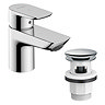 hansgrohe Neovis Q CoolStart Basin Mixer 70 with Pop-up Waste - Chrome