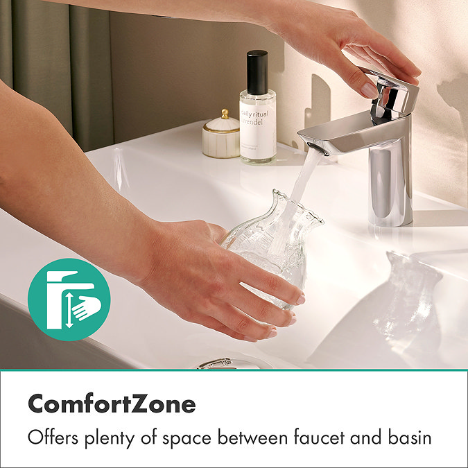 hansgrohe Neovis Q CoolStart Basin Mixer 100 - Chrome