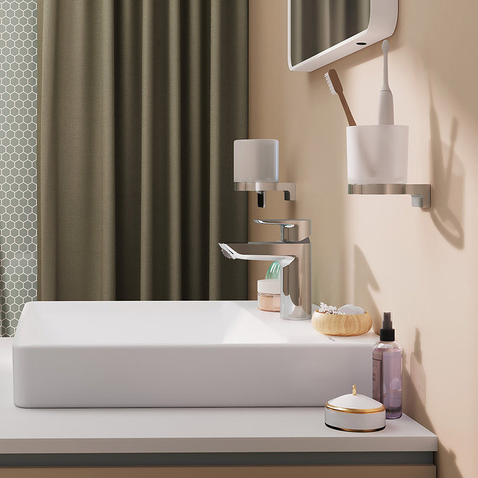 hansgrohe Neovis Q CoolStart Basin Mixer 100 with Pop-up Waste - Chrome