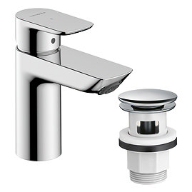 hansgrohe Neovis Q CoolStart Basin Mixer 100 with Pop-up Waste - Chrome