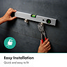 hansgrohe Neovis Q Exposed Shower Mixer - Chrome