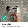 hansgrohe Neovis Q Exposed Shower Mixer - Chrome