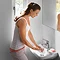 Hansgrohe Novus Loop 70 Single Lever Basin Mixer with Pop-up Waste - 71080000 Profile Large Image