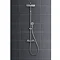 hansgrohe Pack of 2 Vernis Shape Showerpipe 230 Thermostatic Shower Mixer - 26287000 Feature Large