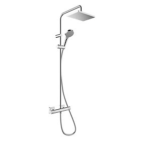 hansgrohe Pack of 2 Vernis Shape Showerpipe 230 Thermostatic Shower Mixer - 26287000 Large Image