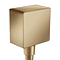 hansgrohe Pulsify E 260 Overhead Shower and 1jet EcoSmart Hand Shower, Slide Rail Kit with ShowerSelect Comfort E Thermostat-EcoSmart - Brushed Bronze