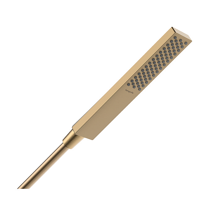 hansgrohe Pulsify E 260 Overhead Shower and 1jet EcoSmart Hand Shower, Slide Rail Kit with ShowerSelect Comfort E Thermostat-EcoSmart - Brushed Bronze