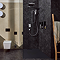hansgrohe Pulsify E 260 Overhead Shower and 1jet EcoSmart Hand Shower, Slide Rail Kit with ShowerSelect Comfort E Thermostat-EcoSmart - Chrome