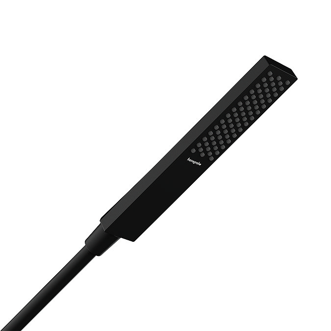 hansgrohe Pulsify E 260 Overhead Shower and 1jet EcoSmart Hand Shower, Slide Rail Kit with ShowerSelect Comfort E Thermostat-EcoSmart - Matt Black