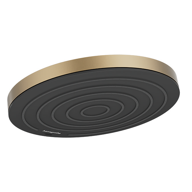 hansgrohe Pulsify S 260 Overhead Shower and 1jet EcoSmart Hand Shower, Slide Rail Kit with ShowerSelect Comfort S Thermostat-EcoSmart - Brushed Bronze