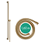 hansgrohe Pulsify S 260 Overhead Shower and 1jet EcoSmart Hand Shower, Slide Rail Kit with ShowerSelect Comfort S Thermostat-EcoSmart - Brushed Bronze