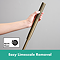 hansgrohe Pulsify S 260 Overhead Shower and 1jet EcoSmart Hand Shower, Slide Rail Kit with ShowerSelect Comfort S Thermostat-EcoSmart - Brushed Bronze
