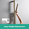 hansgrohe Pulsify S 260 Overhead Shower and 1jet EcoSmart Hand Shower, Slide Rail Kit with ShowerSelect Comfort S Thermostat-EcoSmart - Brushed Bronze