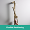 hansgrohe Pulsify S 260 Overhead Shower and 1jet EcoSmart Hand Shower, Slide Rail Kit with ShowerSelect Comfort S Thermostat-EcoSmart - Brushed Bronze