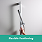 hansgrohe Pulsify S 260 Overhead Shower and 1jet EcoSmart Hand Shower, Slide Rail Kit with ShowerSelect Comfort S Thermostat-EcoSmart - Chrome