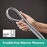 hansgrohe Pulsify S 260 Overhead Shower and 1jet EcoSmart Hand Shower, Slide Rail Kit with ShowerSelect Comfort S Thermostat-EcoSmart - Chrome