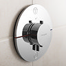 hansgrohe Pulsify S 260 Overhead Shower and 1jet EcoSmart Hand Shower, Slide Rail Kit with ShowerSelect Comfort S Thermostat-EcoSmart - Chrome