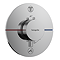 hansgrohe Pulsify S 260 Overhead Shower and 1jet EcoSmart Hand Shower, Slide Rail Kit with ShowerSelect Comfort S Thermostat-EcoSmart - Chrome