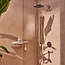 hansgrohe Pulsify S 260 Overhead Shower and 1jet EcoSmart Hand Shower, Slide Rail Kit with ShowerSelect Comfort S Thermostat-EcoSmart - Chrome