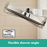 hansgrohe Pulsify S 260 Overhead Shower and 1jet EcoSmart Hand Shower, Slide Rail Kit with ShowerSelect Comfort S Thermostat-EcoSmart - Chrome